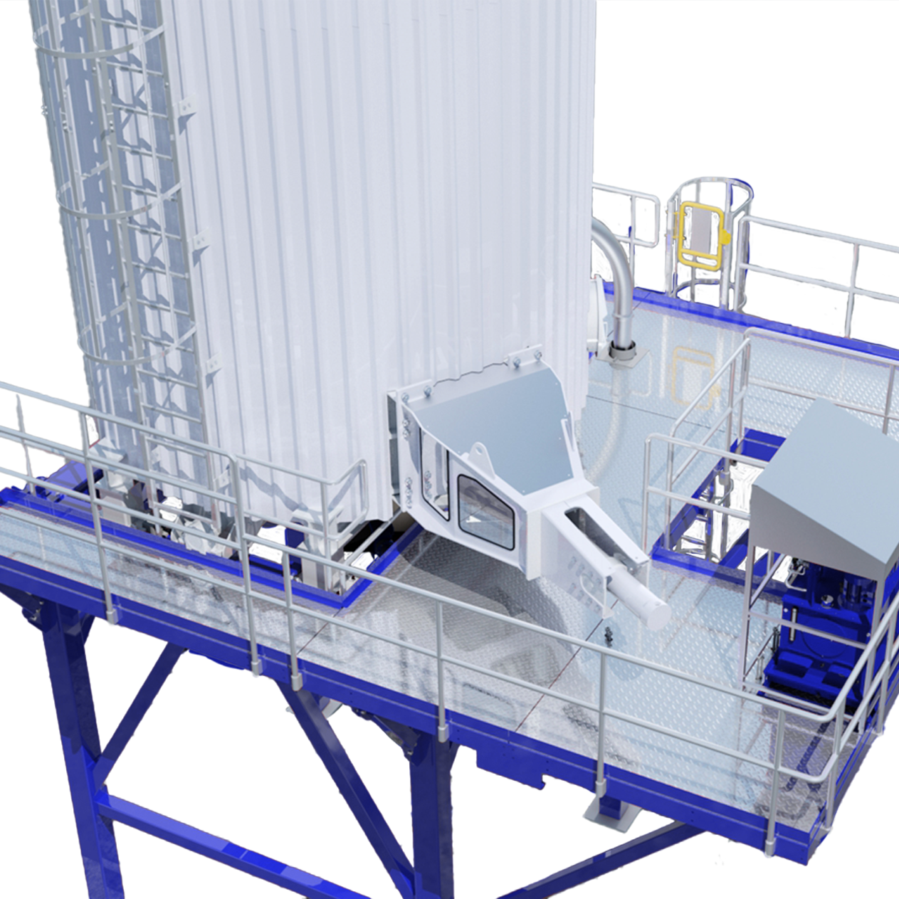 Sludge silos